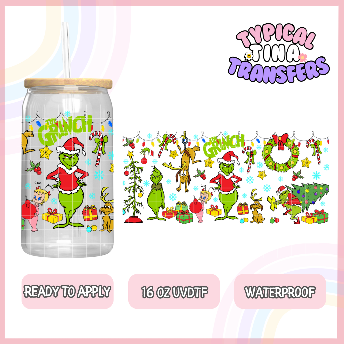 UVDTF #2803 | 16oz UVDTF Wrap | POD