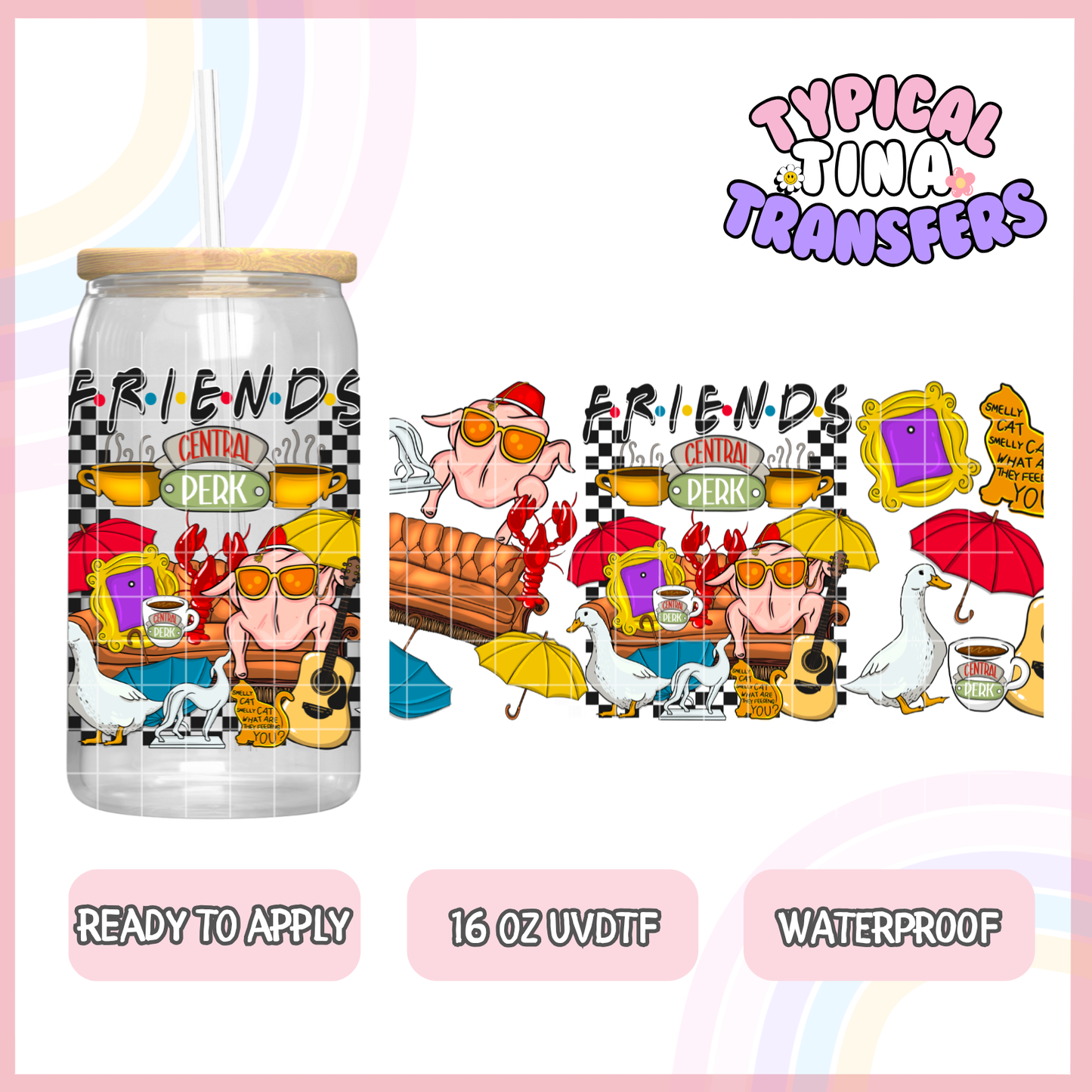 UVDTF #2874 | 16oz UVDTF Wrap | POD