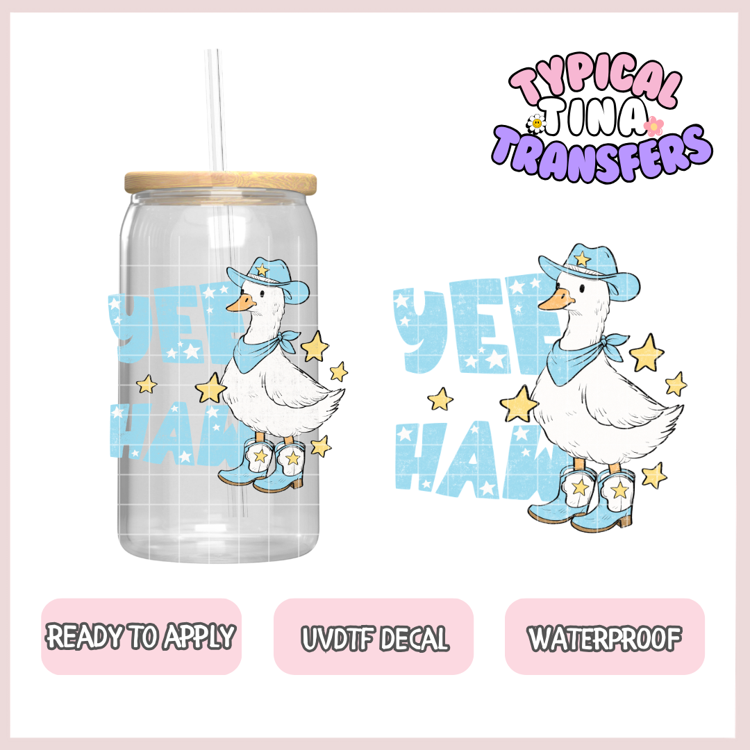 Yee Haw (blue) | UV decals | POD