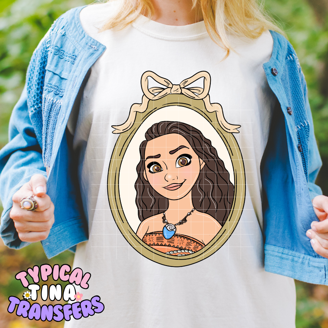 Princess Vintage Frames | DTF Screen Print | POD