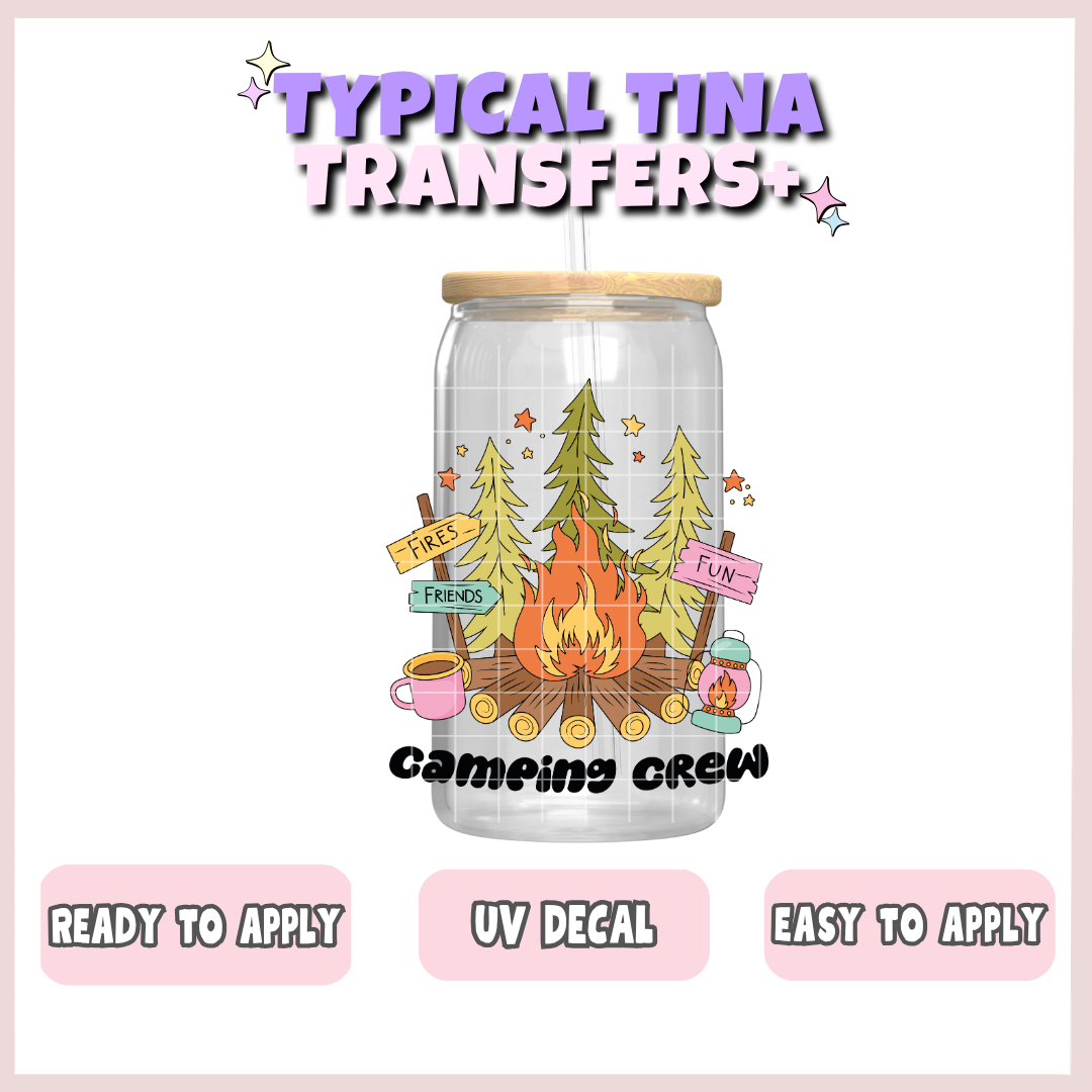 Camping Crew | UV decals | POD