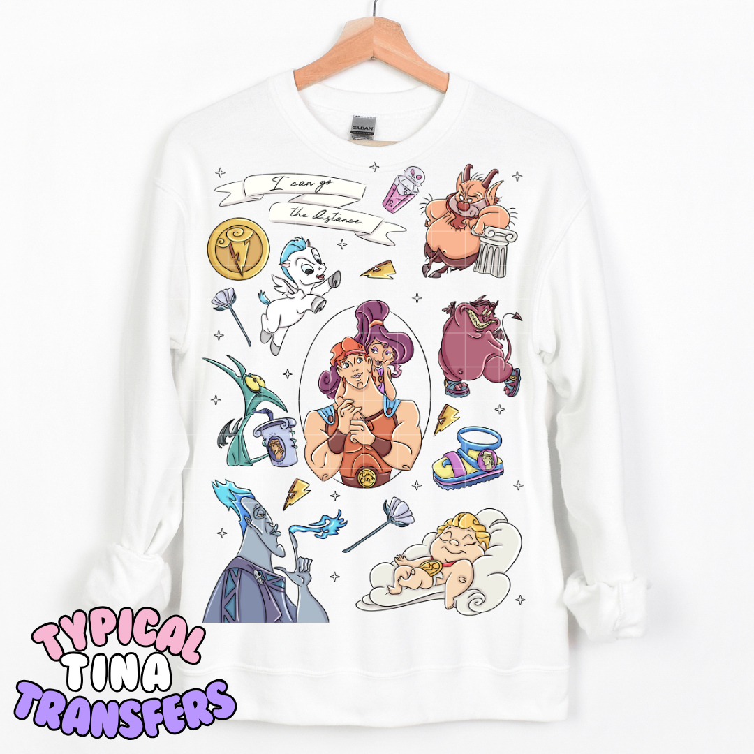 Herc Doodle Mural | DTF Transfer | POD