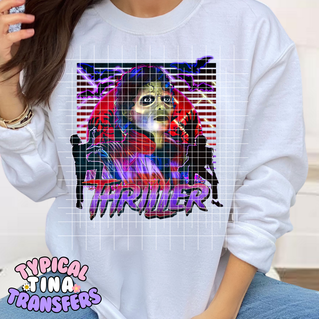 M J Thrill | DTF Transfers | 12" Adult