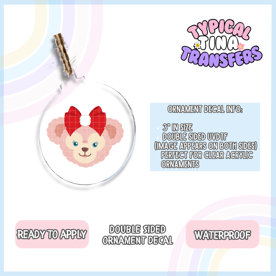 Shelly Xmas | 3" Ornament Decal | POD