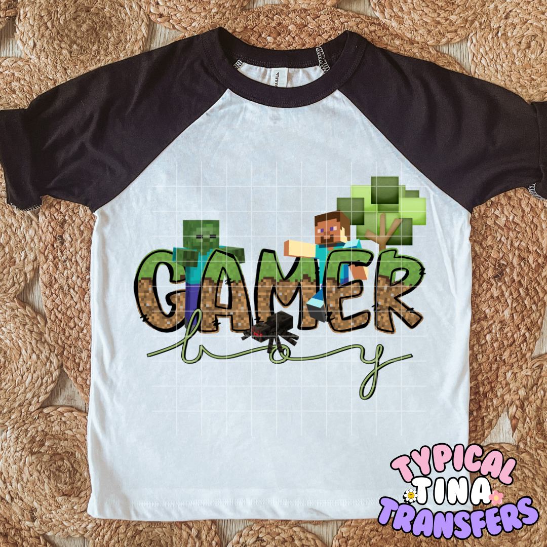 Gamers| DTF Screen Print | POD - choose design