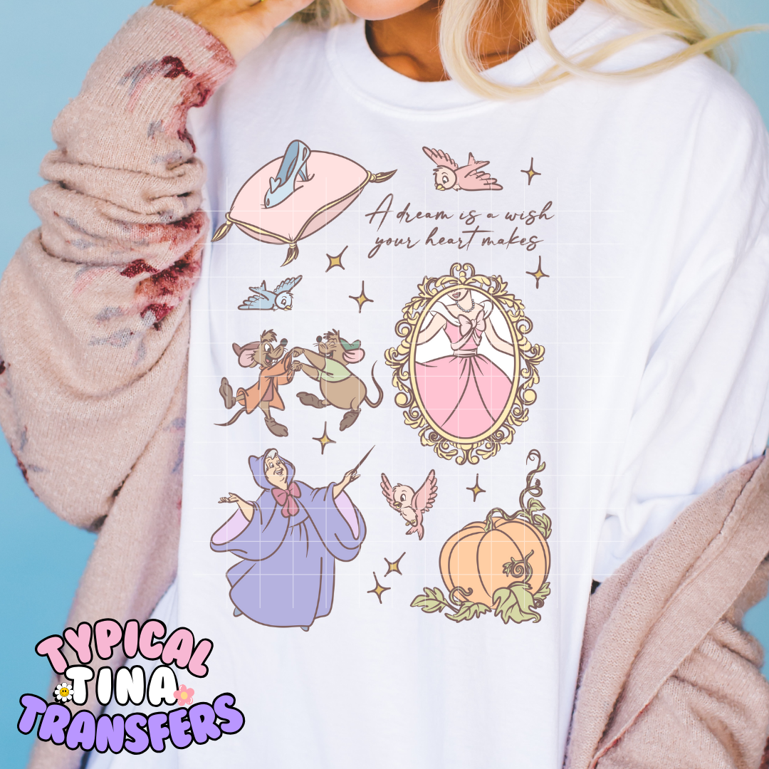 Fairy Godmother and Cind | DTF Transfer | POD