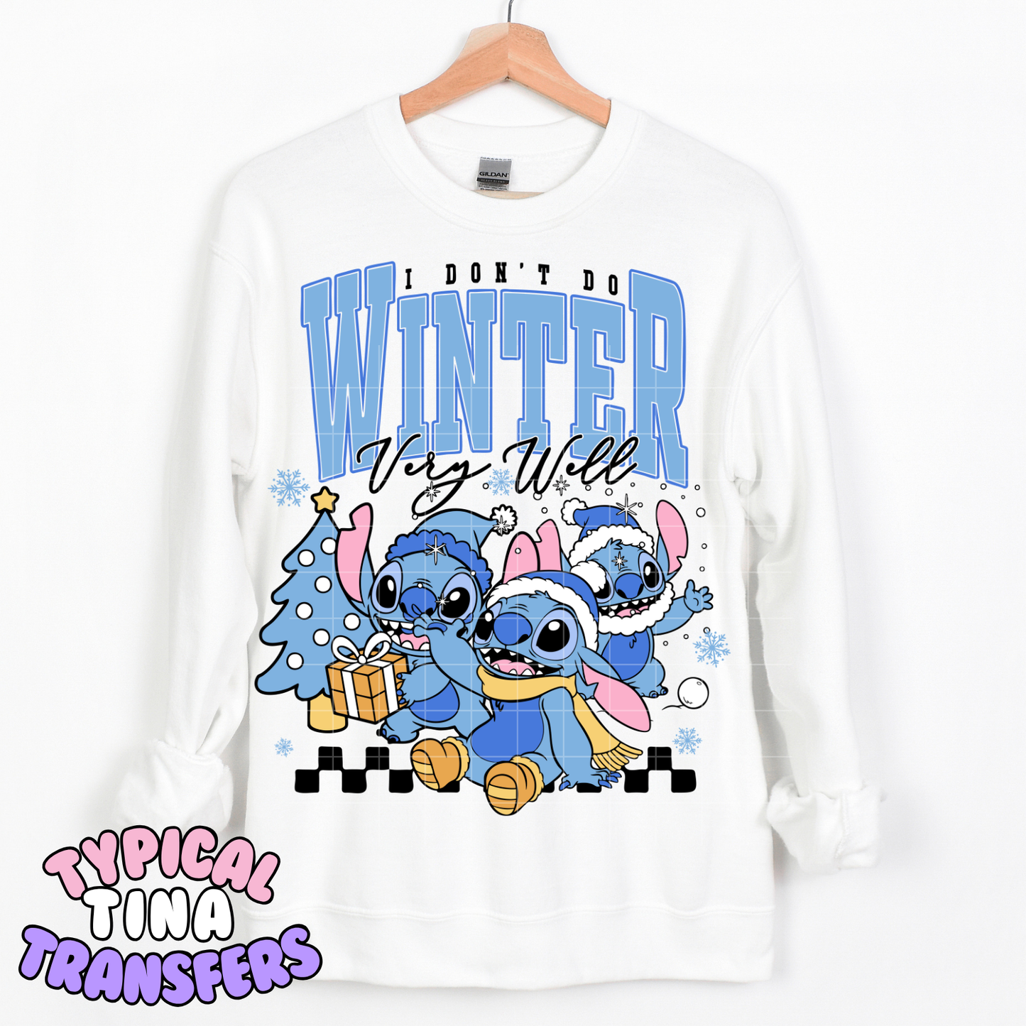 I don't do winter (Blue Alien) | DTF Transfer | POD