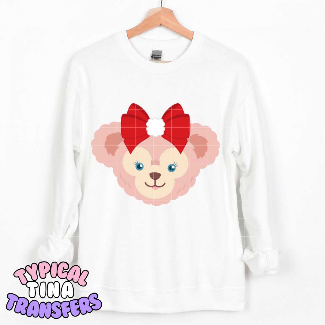 Holiday Shelly Bear | DTF Transfer | POD