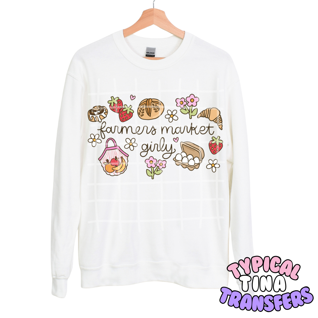 Farmer's Market Girly| DTF Transfers | POD