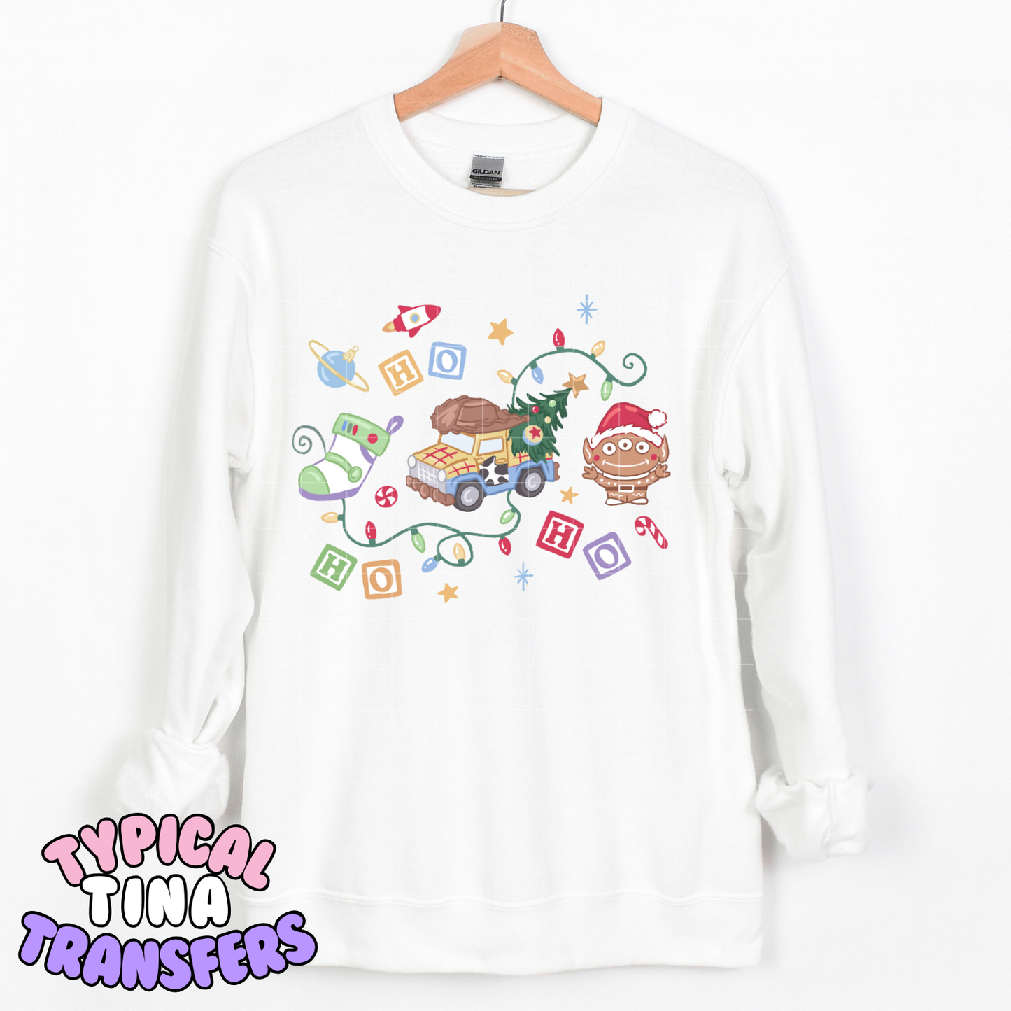 Holiday Toys with Lights | DTF Transfer | POD