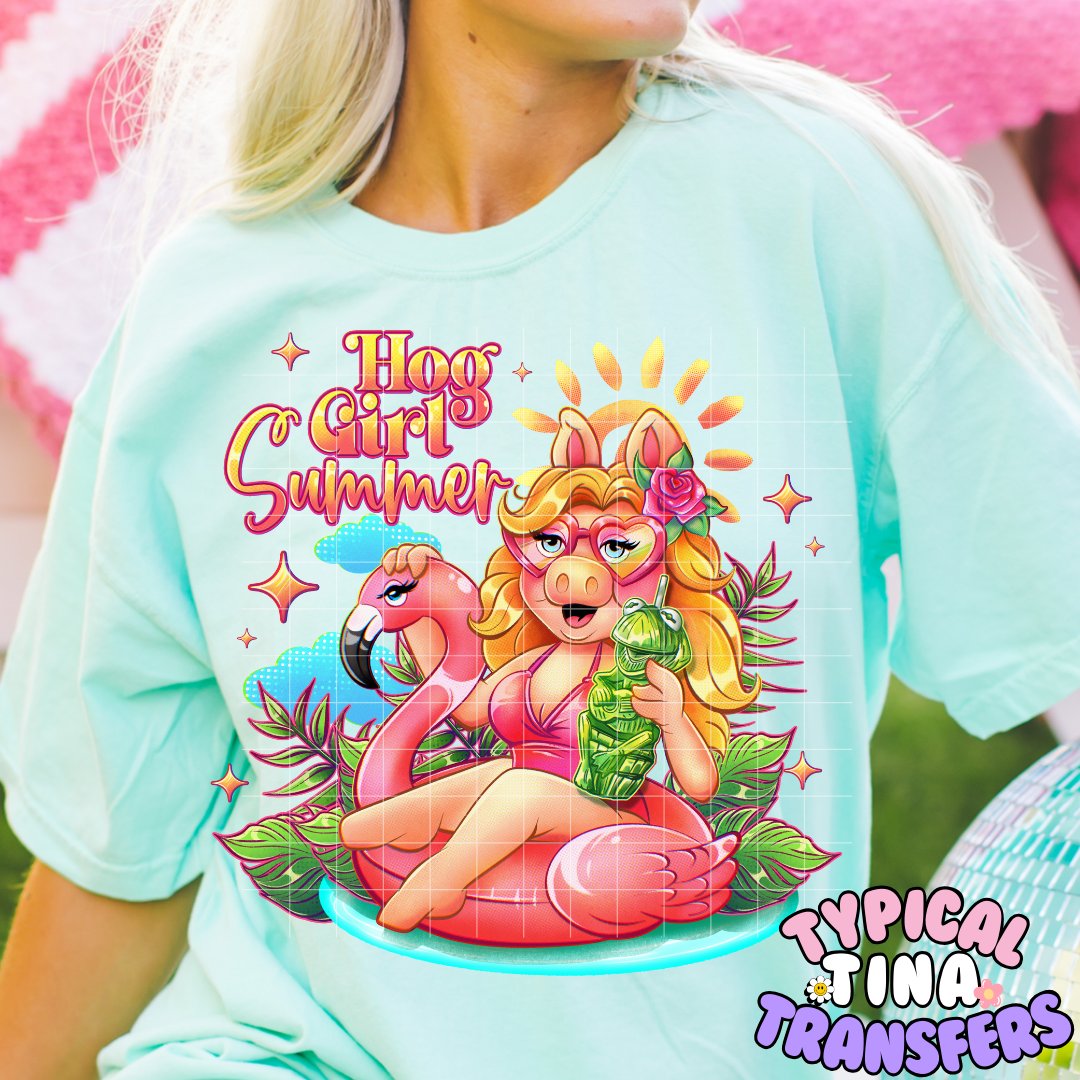 Hog Girls Summer | DTF Transfer | 12" Adult
