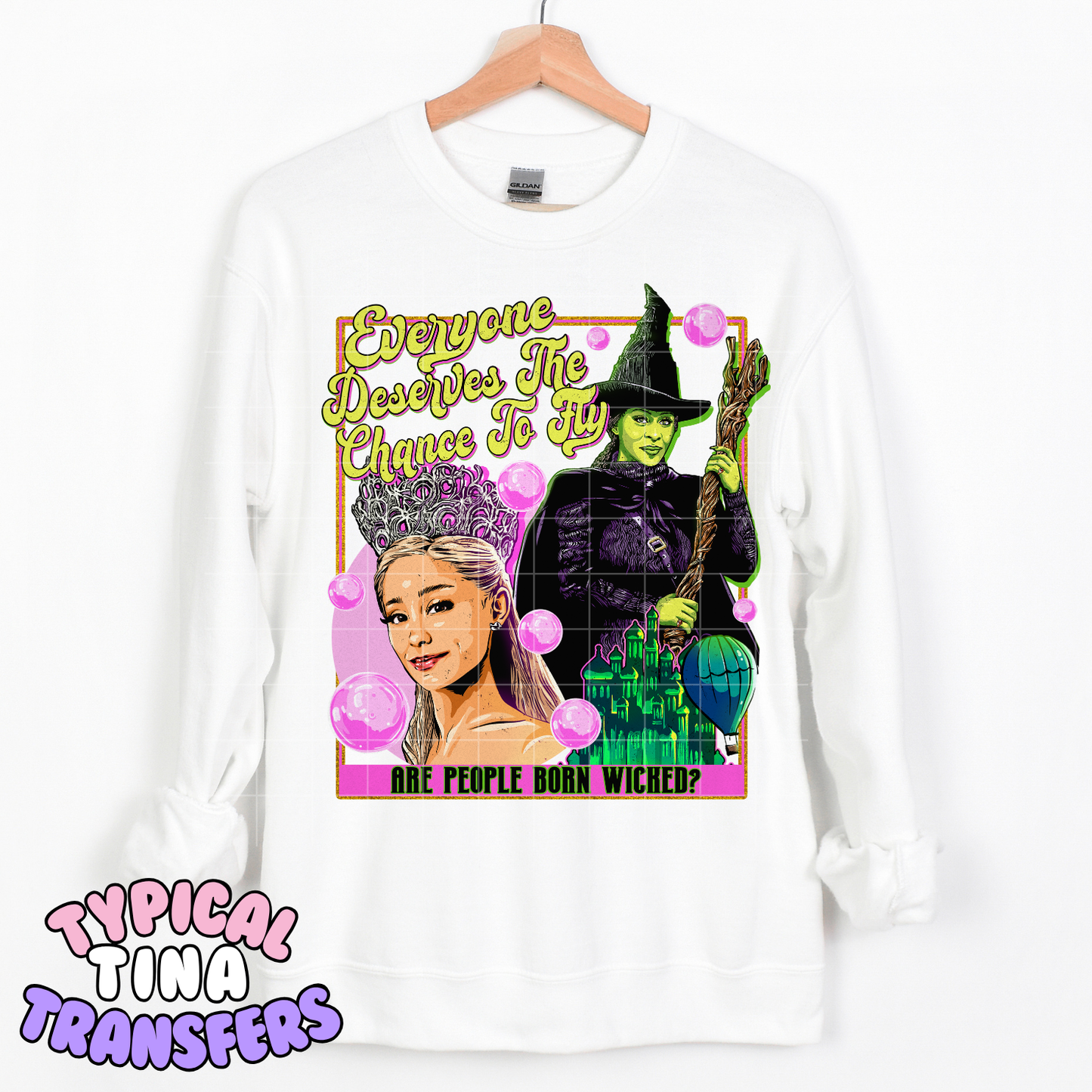 Are people born wicked | DTF Transfer | POD