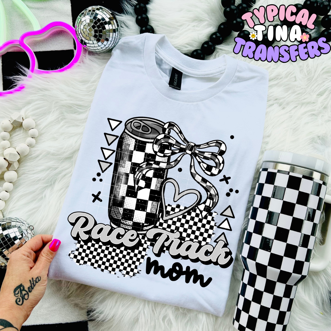 Race track mom | DTF Transfer | POD