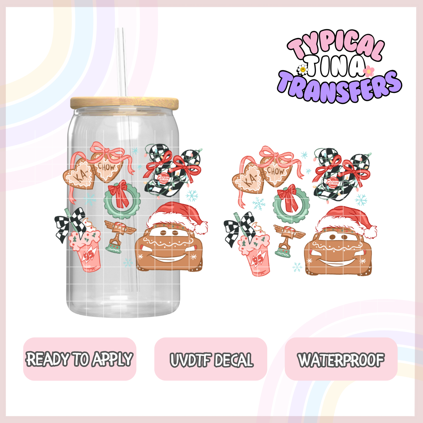 UVDTF Decal | 3"-4" decals | POD