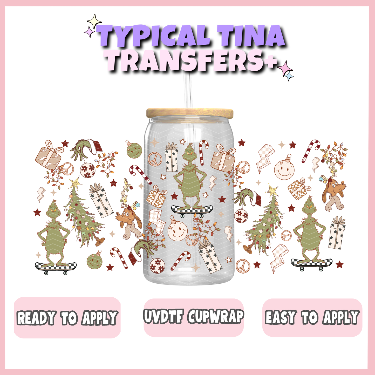 UVDTF #3224 | 16oz UVDTF Wrap | POD