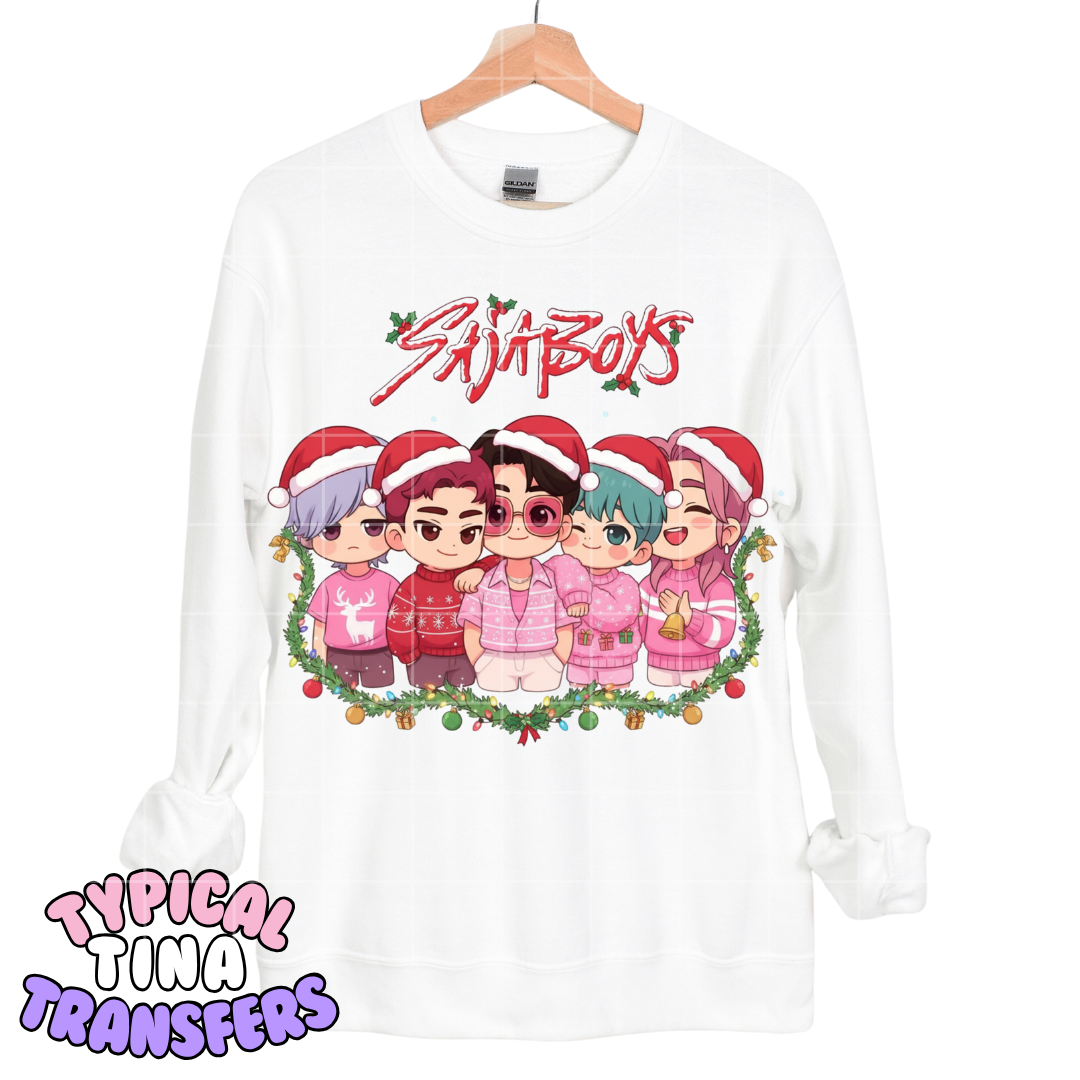 Xmas Saj_a Boys | DTF Transfers | POD