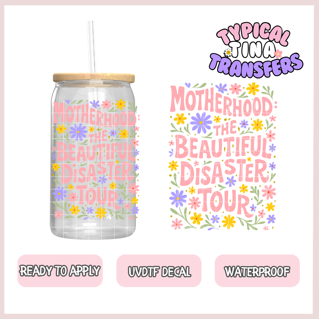 motherhood the beautiful disaster tour | UV decals | POD