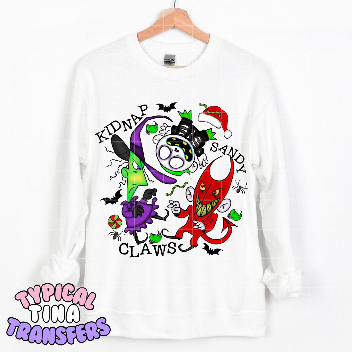 Kidnap sandy claws | DTF Transfer | POD