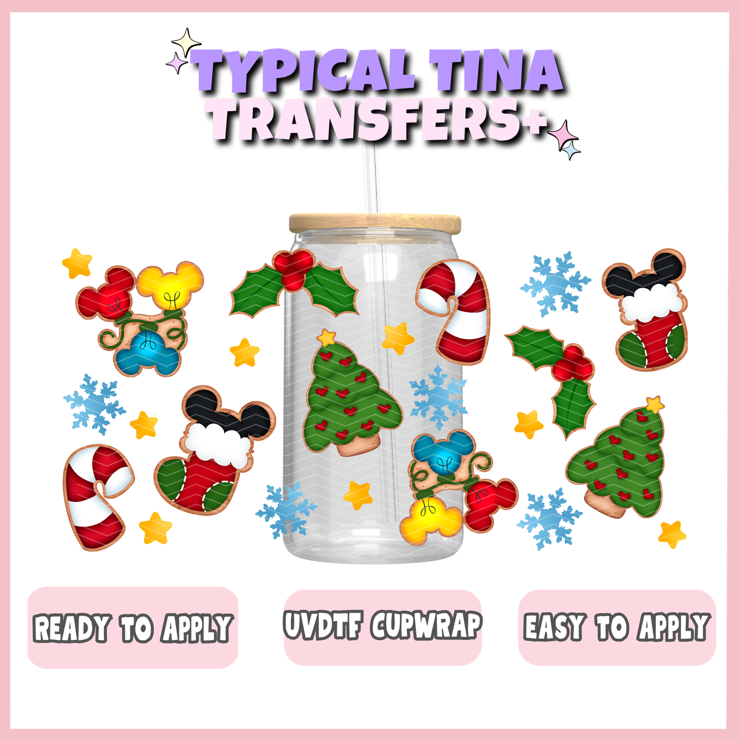 UVDTF #3339 | 16oz UVDTF Wrap | POD
