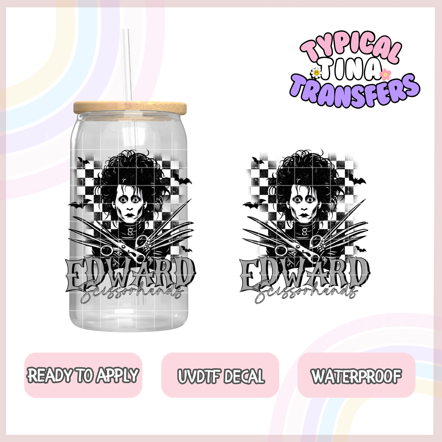 UVDTF Decal | 3"-4" decals | POD