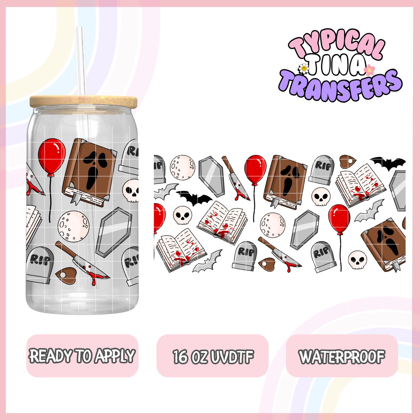UVDTF #8383 | 16oz UVDTF Wrap | POD