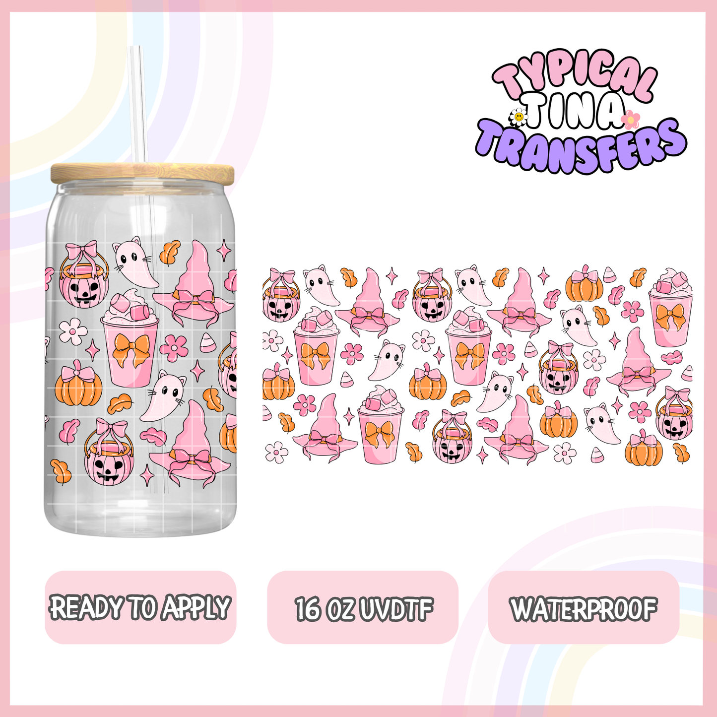 UVDTF #8385 | 16oz UVDTF Wrap | POD