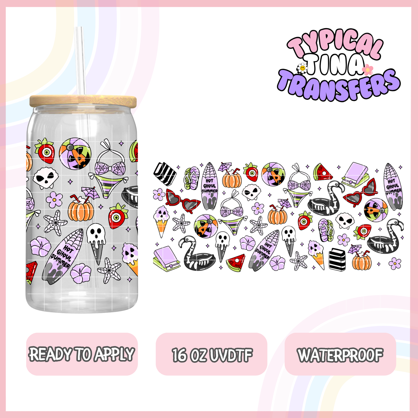 UVDTF #8386 | 16oz UVDTF Wrap | POD