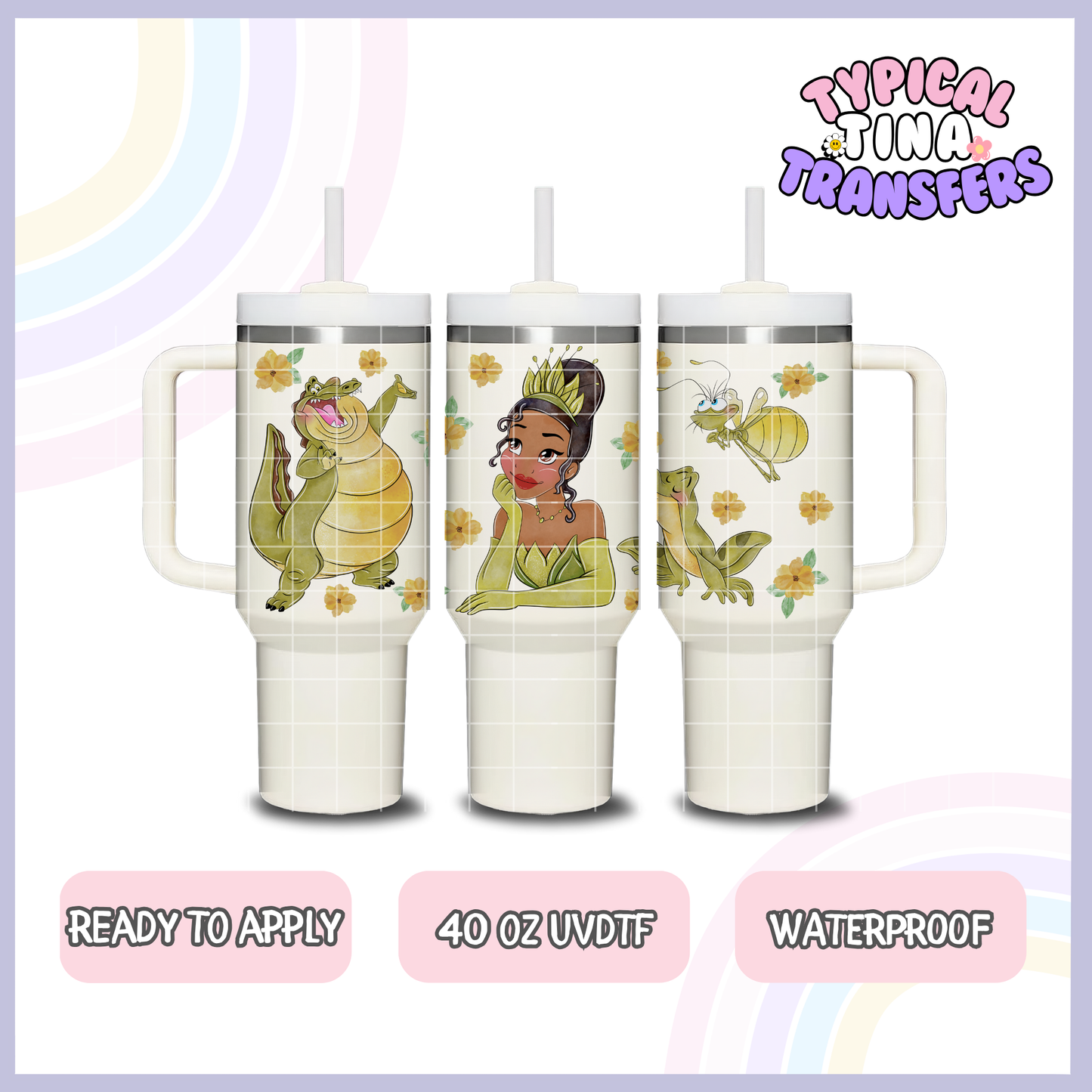 Princess Ti and group | 40oz UVDTF Wrap | POD