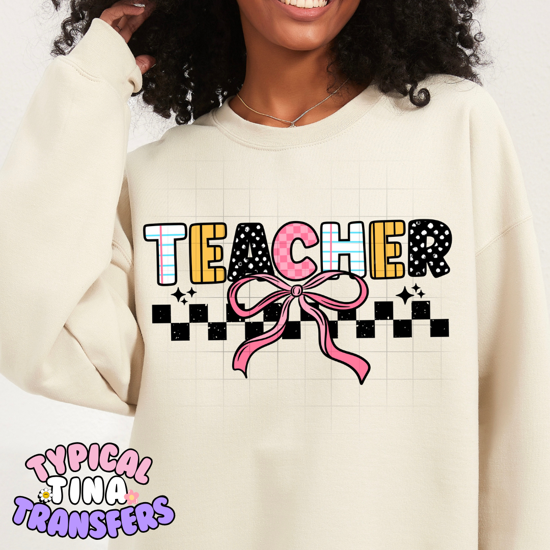 Teacher Patterns | DTF Transfer | POD