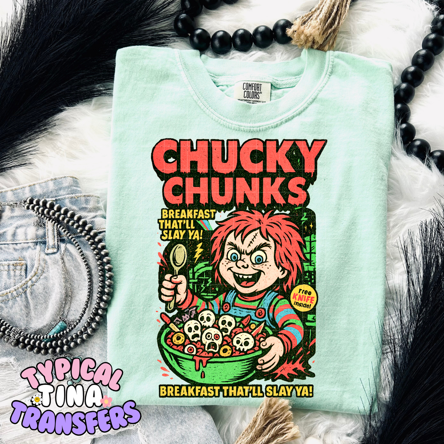 Cereal Killer chuck chunks | DTF Transfer | POD