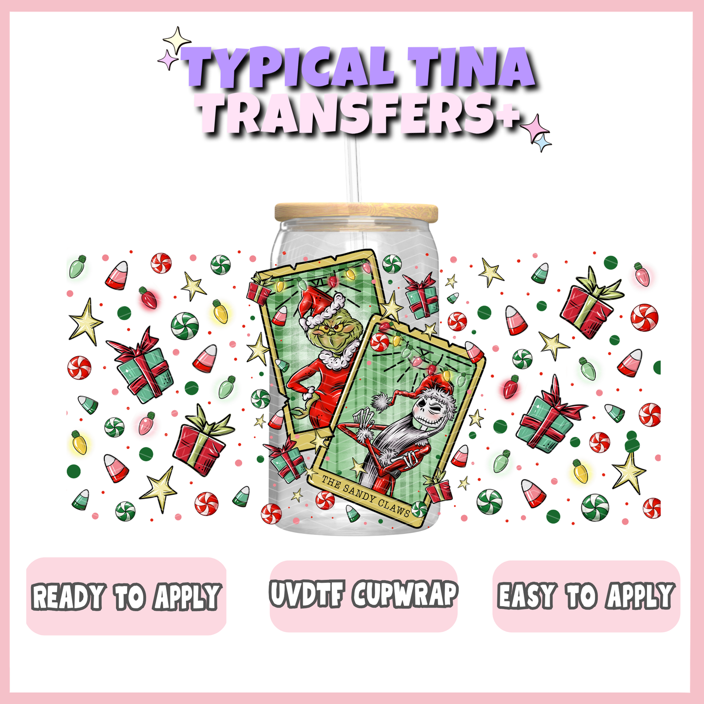 UVDTF #3722 | 16oz UVDTF Wrap | POD