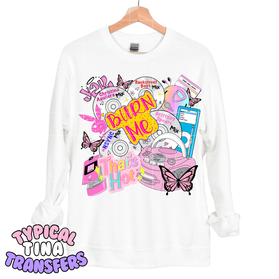 Throwback - Burn me CD's | DTF Transfers | POD