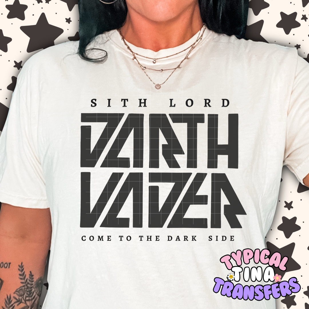 Darth V come to dark side | DTF Screen Print | POD