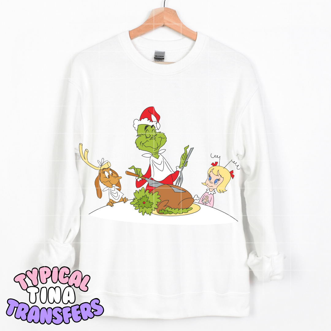 Gr!nchy let's eat | DTF Transfer | POD