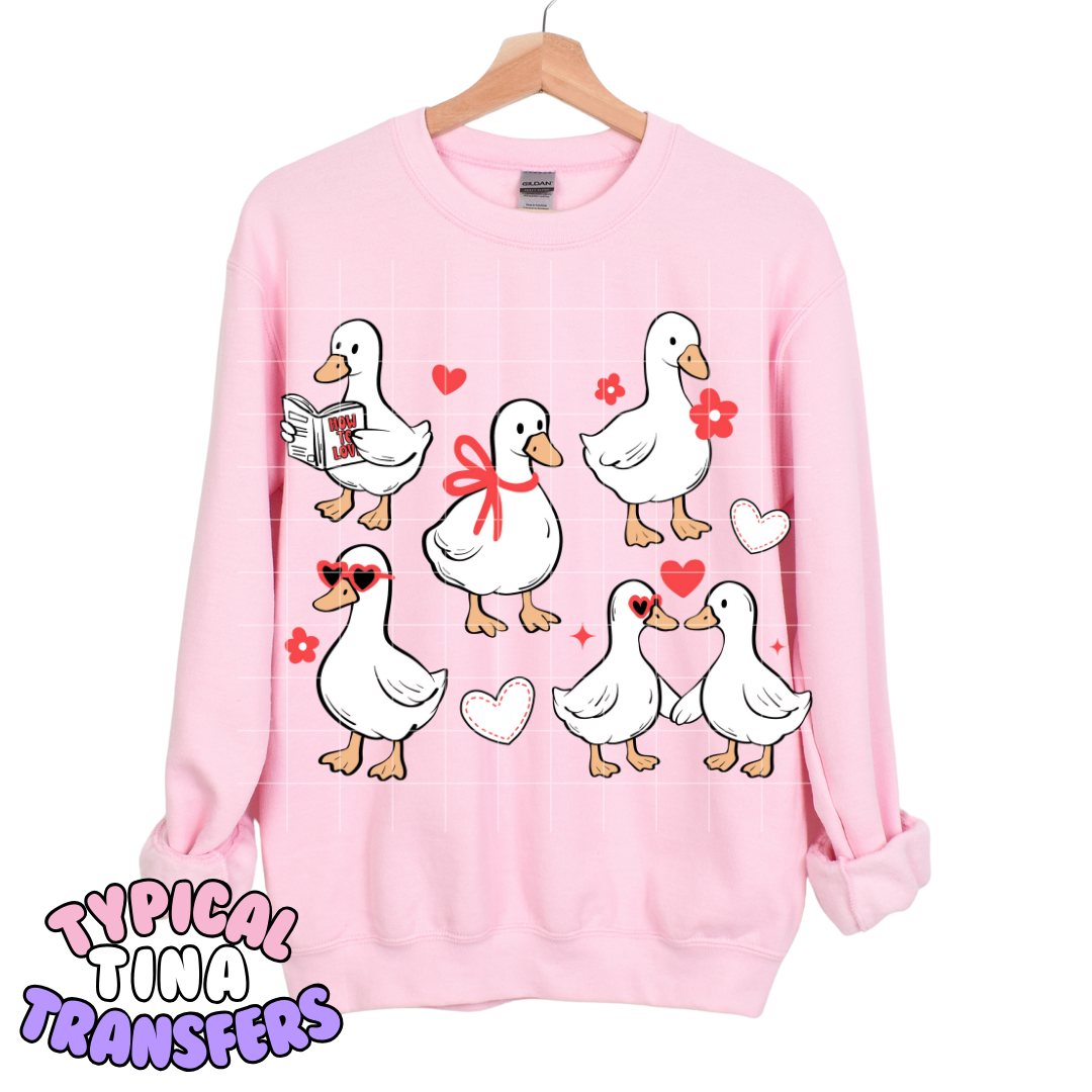 Vday Geese | DTF Transfers | POD