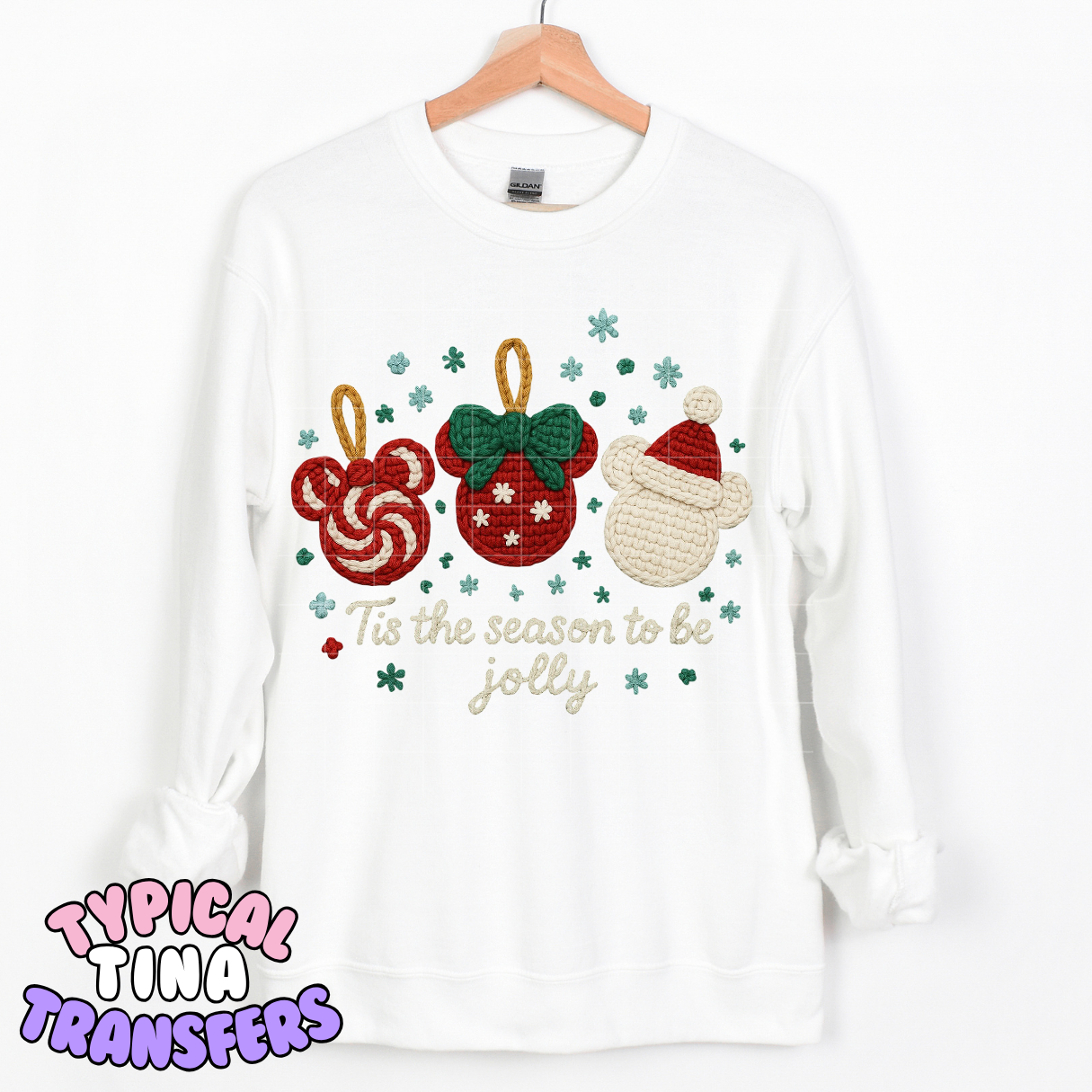 Yarn - Tis the Season to be Jolly Magical Ornaments | DTF Transfer | POD