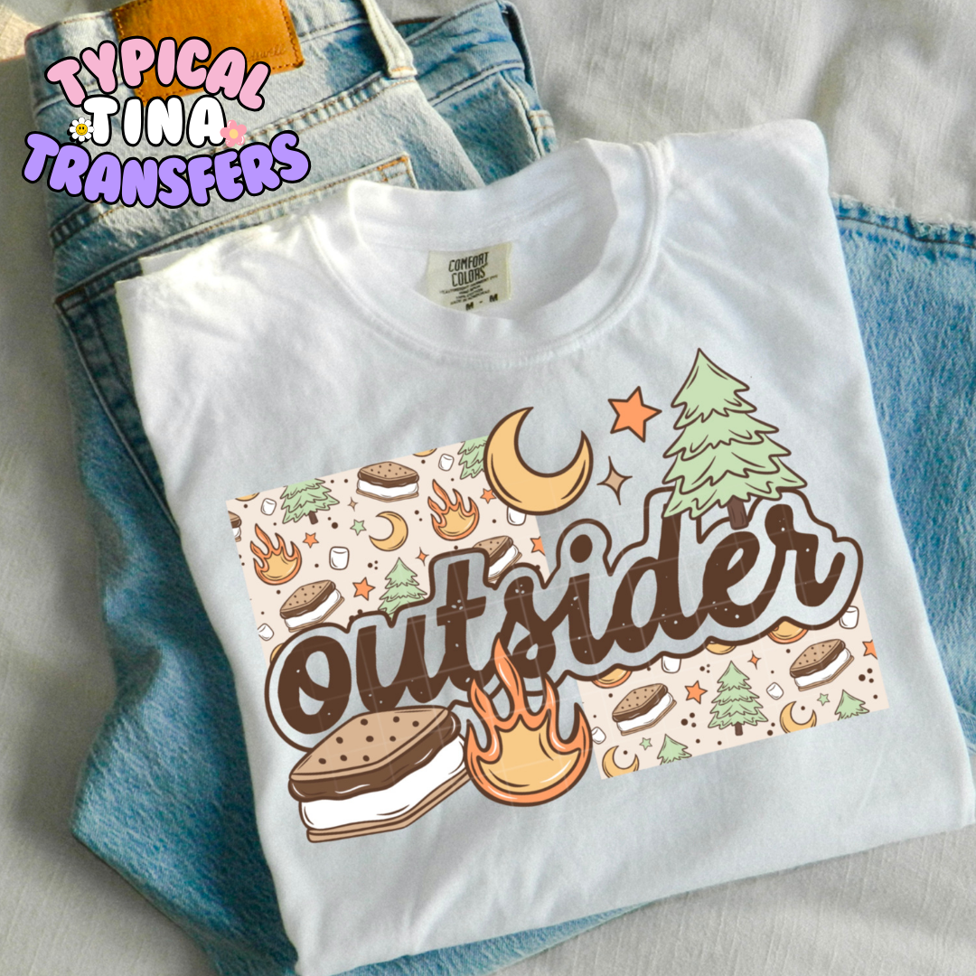 Outsider Smores | DTF Screen Print | POD