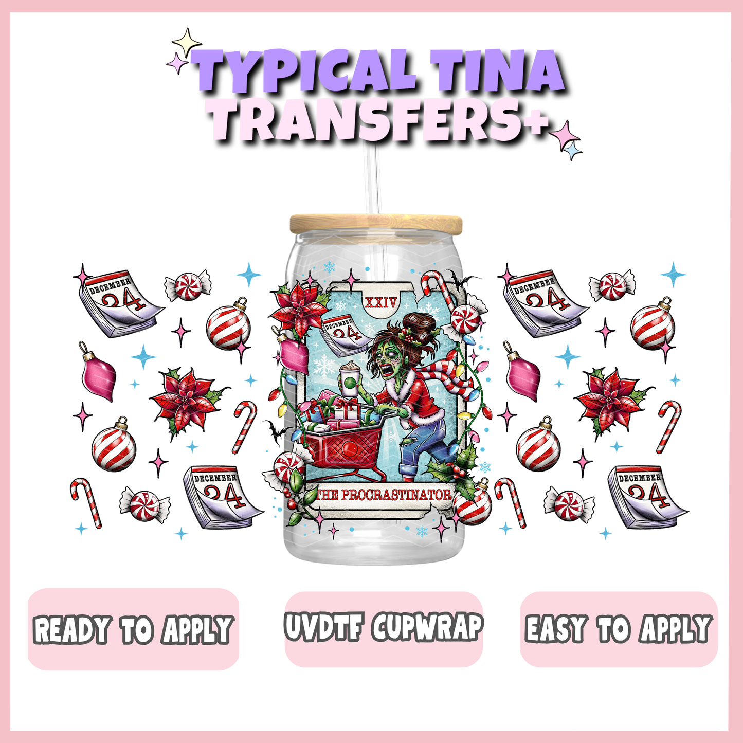 UVDTF #4135 | 16oz UVDTF Wrap | POD