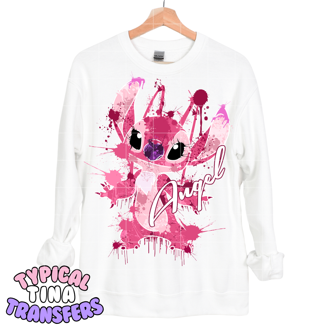 Paint splatter - Angel | DTF Transfers | POD