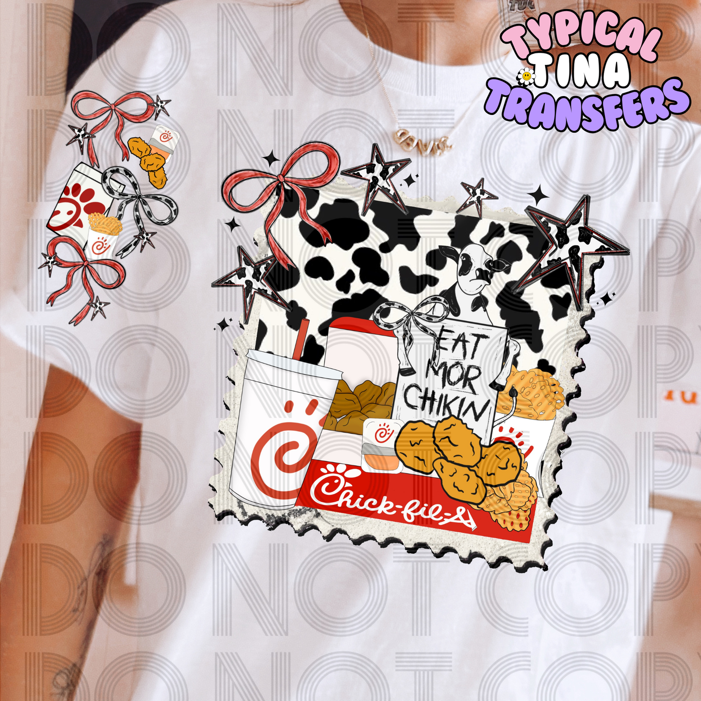 Coquette Chick.fil- no meat | DTF Transfer | POD