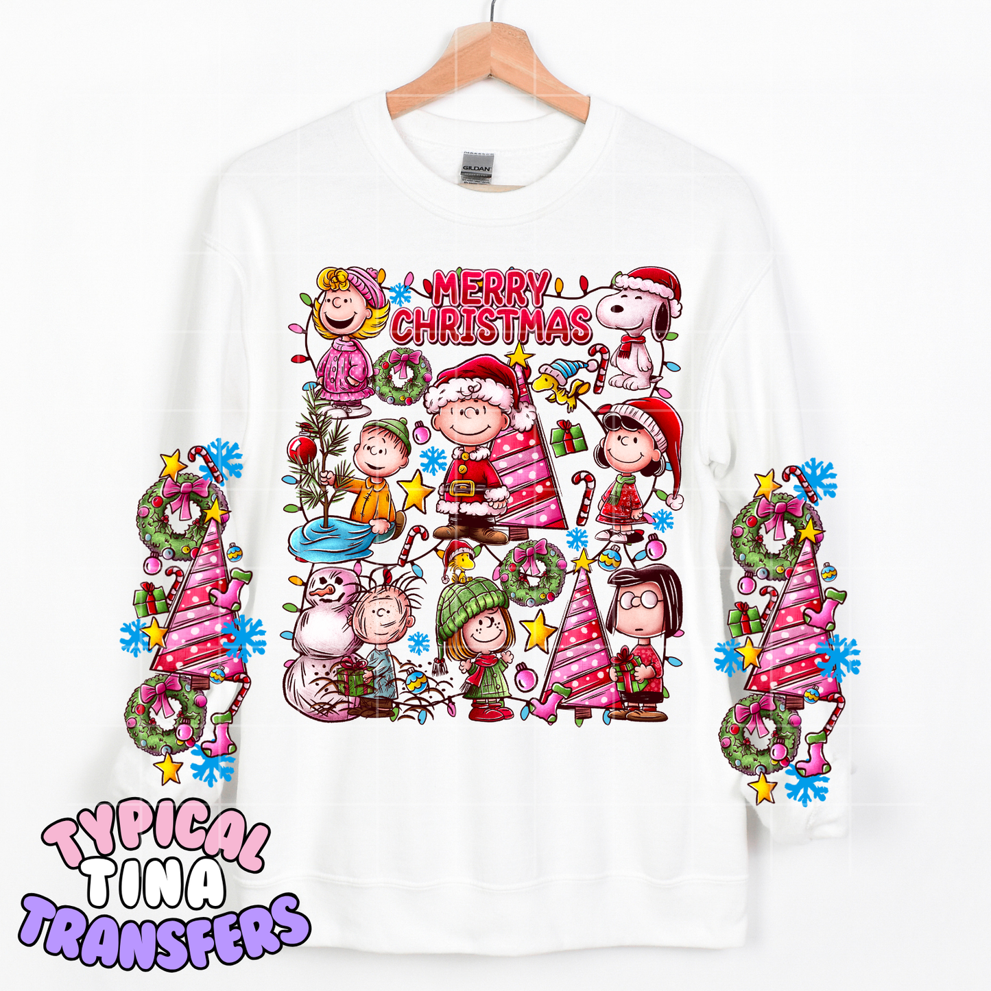 CB Christmas in pink | DTF Transfer | POD