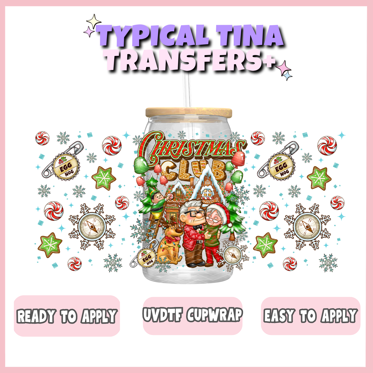 UVDTF #4222 | 16oz UVDTF Wrap | POD