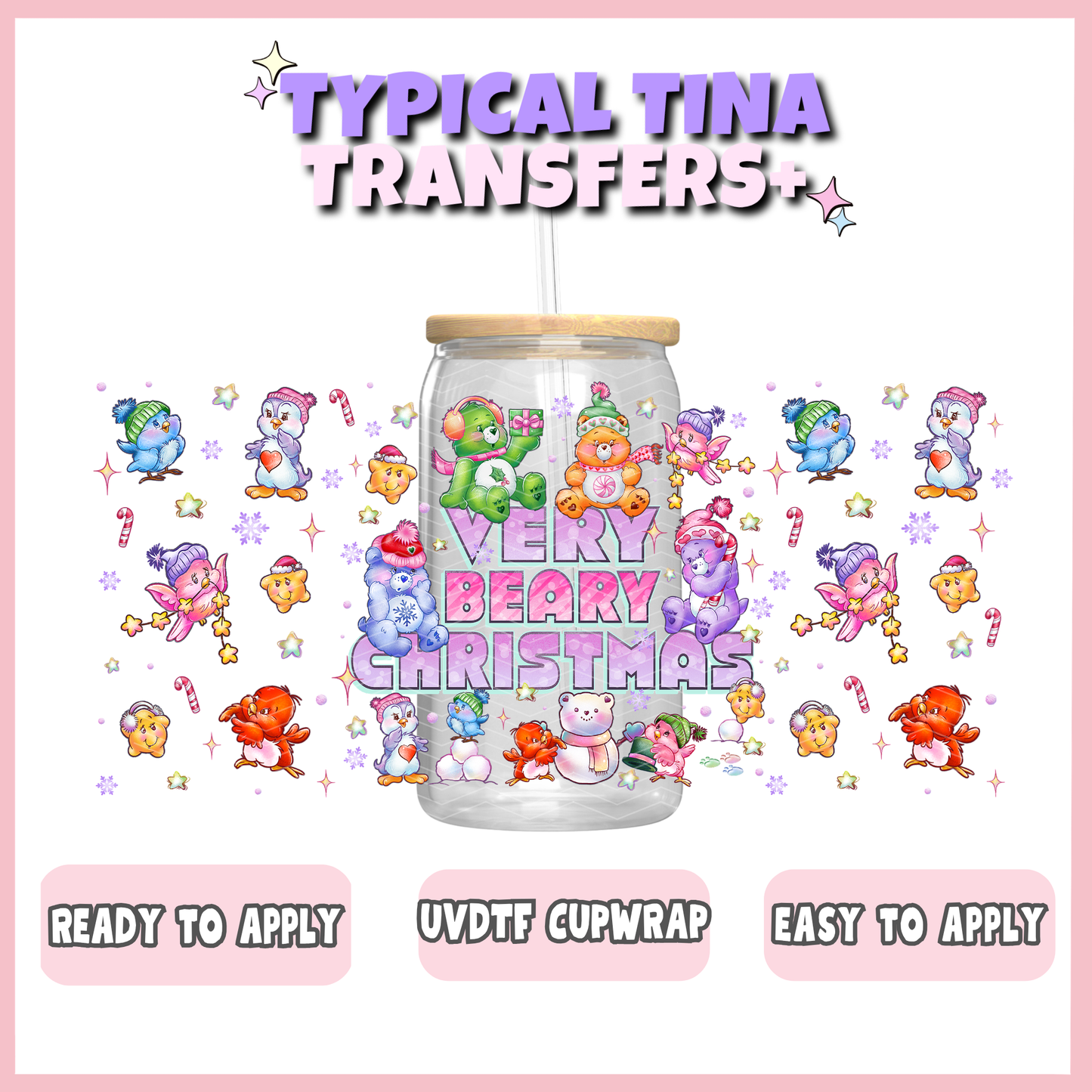 UVDTF #4285 | 16oz UVDTF Wrap | POD