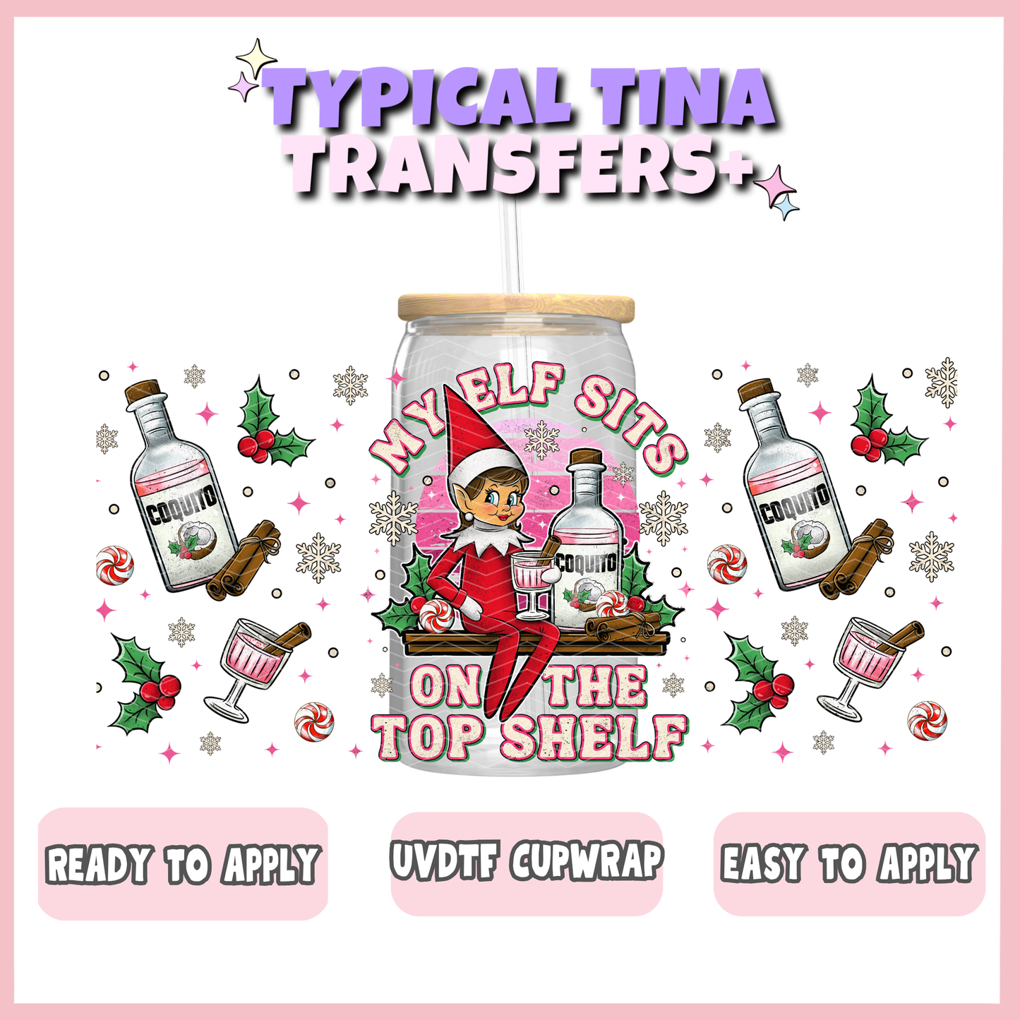 UVDTF #4291 | 16oz UVDTF Wrap | POD