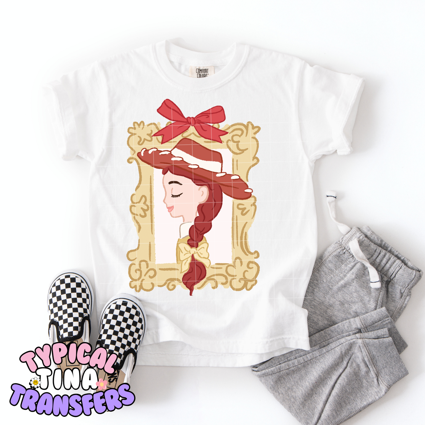 Cow girl J Coquette Frame | DTF Transfer | POD