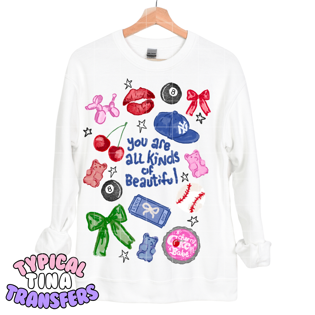 Sports - you are all kinds of beautiful | DTF Transfers | POD