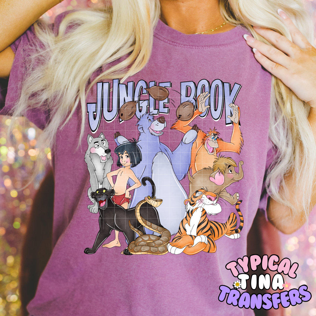 Book Jungle | DTF Screen Print | POD