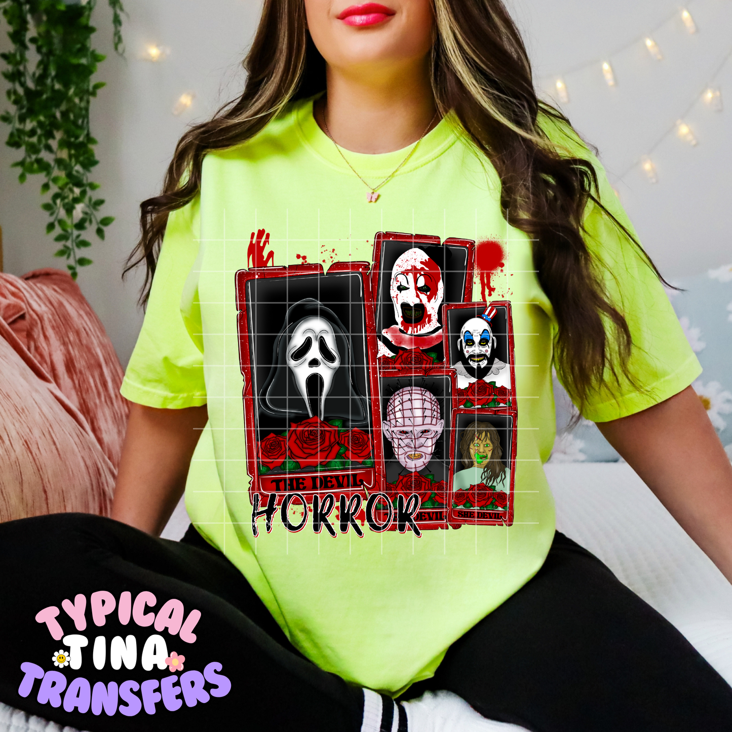 Horror Tarot cards | DTF Transfer | 11" Adult