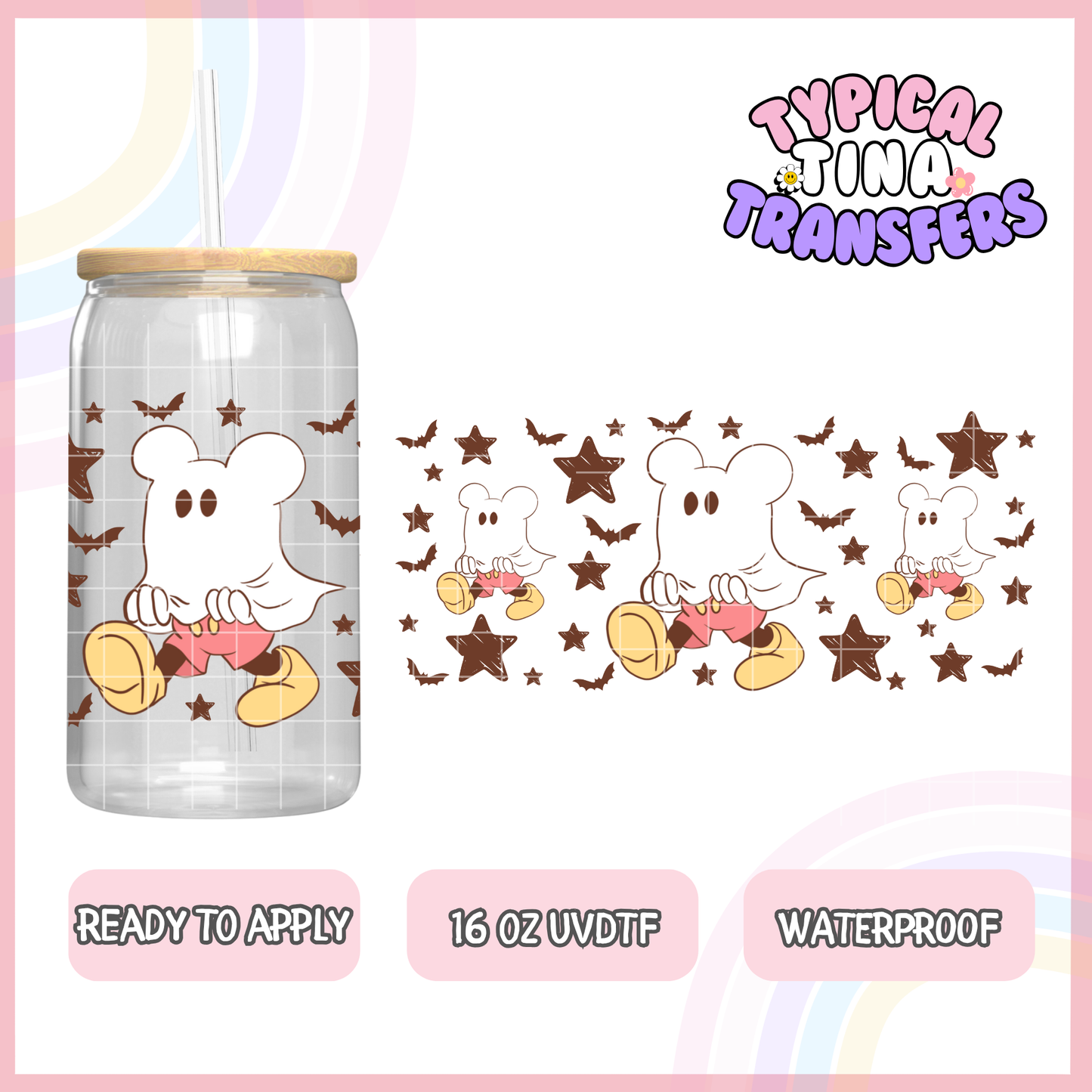 UVDTF #468 | 16oz UVDTF Wrap | POD