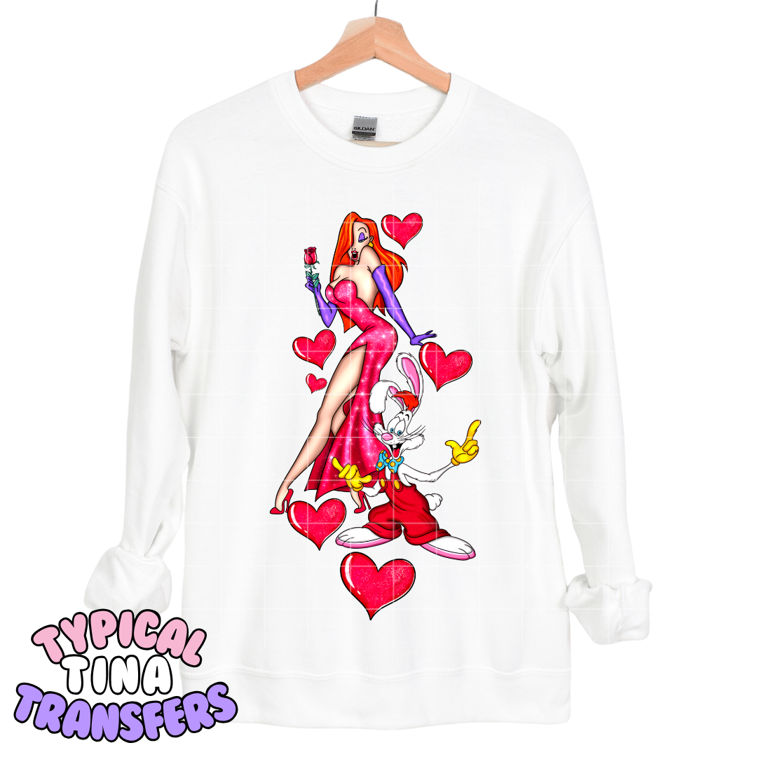 Roger Rab and Jessica | DTF Transfers | POD